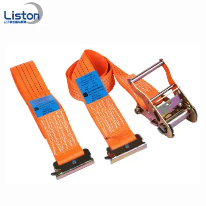 Polyester Webbing Cargo Ratchet Lashing Tie Down