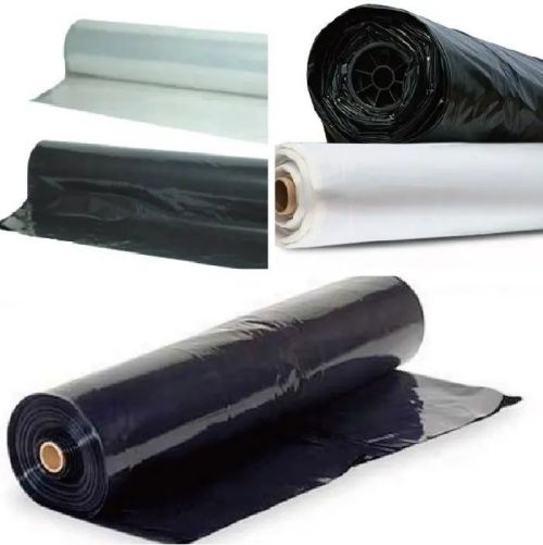 Black plastic protective film