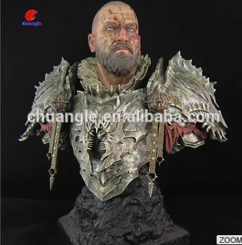 OEM Resin Head Bust Figures Sculpture , Custom made Morden Bust Statue