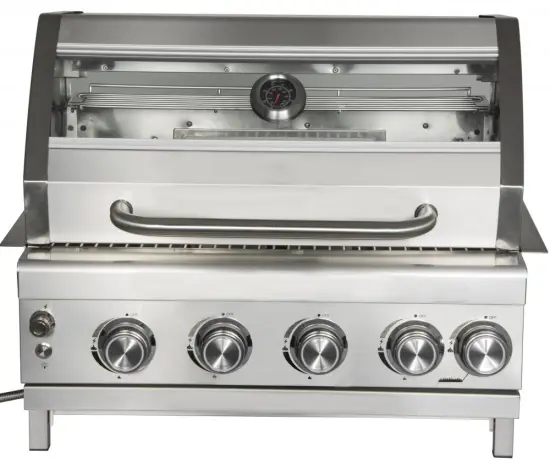 4 Burner Garden Built-In Barbecue Grill