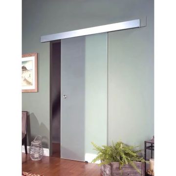 Aluminium Steel Look Slim Frame Windows and Doors for Partition with Privacy Glass