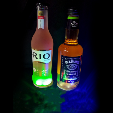 RGB Coaster YKS - 7 Different Colors, Colorful LED Light Sticker, Full Color LED Drink Coaster