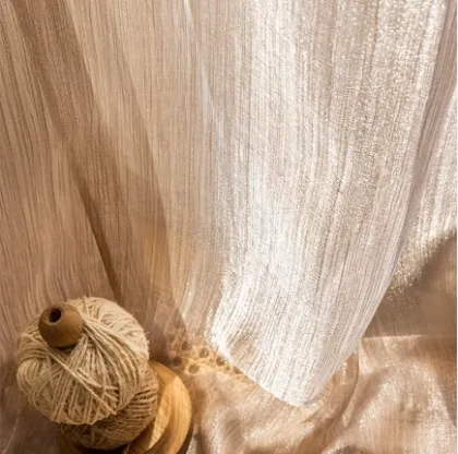 High-end Luxury Living Room Transparent Tulle Curtains for Homes and Hotels