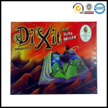 Customized logo good quality wholesale paper board card games set for Kid