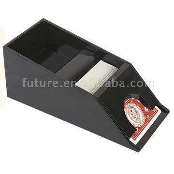 black plastic dealer shoe,dealer shoe,casino,game,pool table,game,gambling,travel game,poker,poker game,table game,plastic game