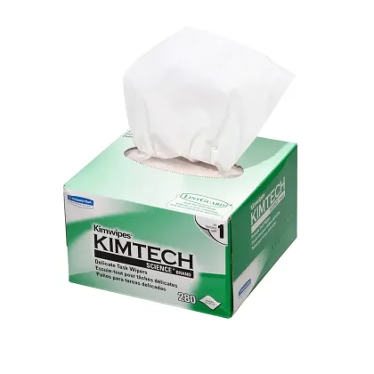 KimTech KimWipes Optical Fiber Cleaning Wipes - Dust-Free Paper 34155