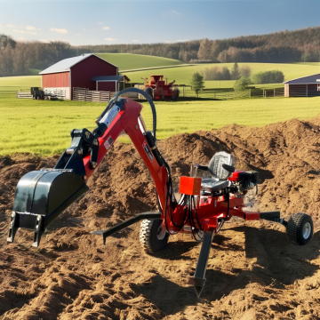 China Self-Powered Mini Excavator with 360 Degree Rotation for Agriculture