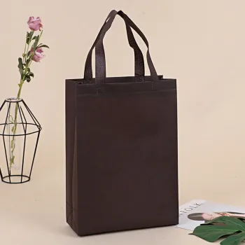 Custom Printed Multi-Color Logo Foldable Non-Woven Shopping Bag