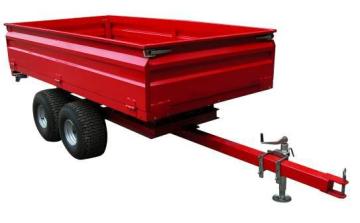 3TR4W 4Wheel Hydraulic Dump Trailer farm trailer 3000kgs