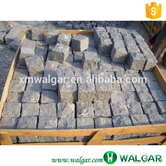 g603 grey granite cobble stone pavers, outdoor paving stone