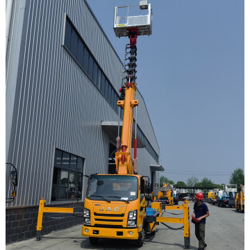 Telescopic 28 meter high-altitude work vehicle