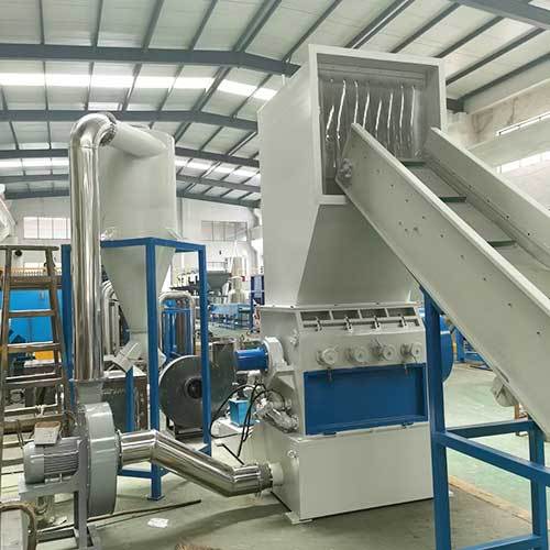 Automatic Plastic Drums Crusher Machine Industrial Blue Drums Crusher Factory