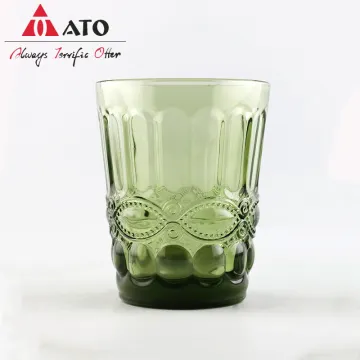 250ml glass with unique design drinking wine cup