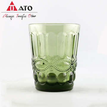 250ml glass with unique design drinking wine cup