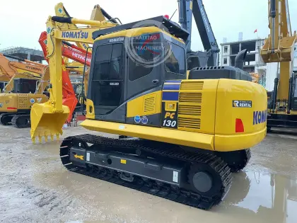 Used Komatsu Excavator PC130 Construction Machine