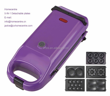 High-Quality 5-in-1 Detachable Snack Maker - 750W