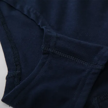 OEM logo ladies organic cotton boyshorts Stretchy lady underwear