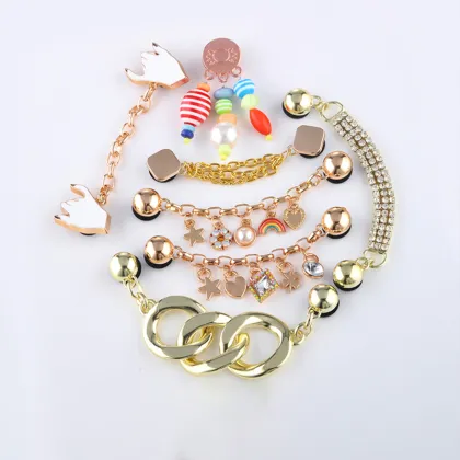 Wholesale Luxury Bling Shoe Charms for DIY Jewelry and Shoe Decorations