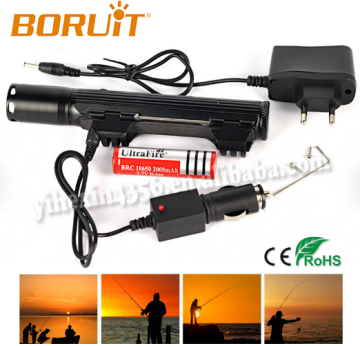 Best CREE flashlight for hunting fishing emitting white blue color