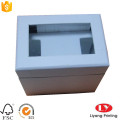 White Cardboard Gift Packaging Box With Insert