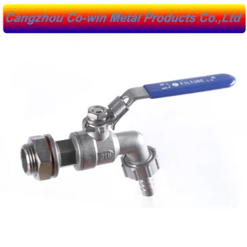 Bibcock for Beer kegs hose tap