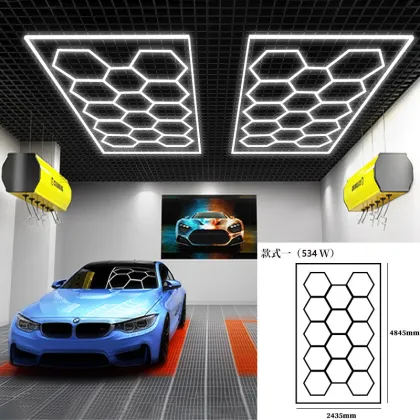 Hexagon LED Ceiling Lights for Garage