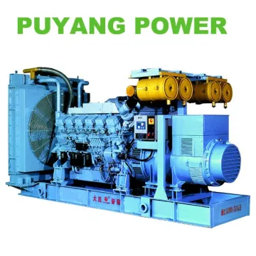 China Made Three Phase AC Mitsubishi Marine Diesel Generator Set 500kW