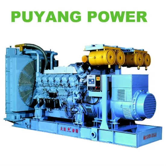 China Made Three Phase AC Mitsubishi Marine Diesel Generator Set 500kW