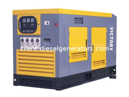 60kw - 150kw Water Cooling Silent Diesel Generator V67t, V75t
