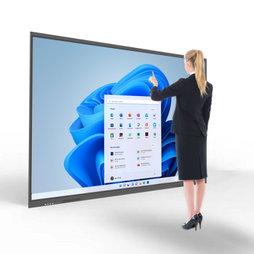 แผงแฟลตแบบอินเทอร์แอคทีฟ 4K แอลซีดีสมาร์ทสำหรับโรงเรียน - 55 '' ถึง 110 '' นิ้วหน้าสัมผัสนิ้ว