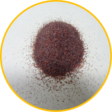 Water treatment filter media garnet abrasive sand