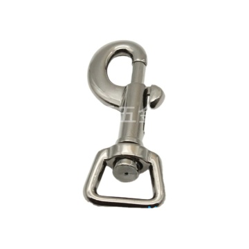 Super Large Size Heavy Duty Metal Dog Lead with 75x33mm Plated Snap Hook