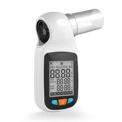 Handheld Spirometer Lung Function Testing Equipment Vital Capacity Portable ABS Monitor Medical Device Display Lung Function
