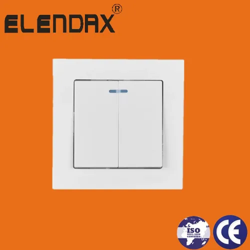 2-кнопочный выключатель питания на 10 А, 250 В