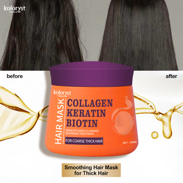 Private Label Fair Trade Keratin Hair Mask for Smooth Hair Treatment - Wholesale Salon Repair
