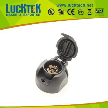 Trailer connector, 7 PIN female Trailer / Caravan wiring lights Towbar