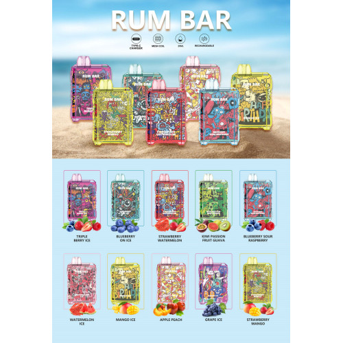 RGB Light Rum Bar Tornado 10000 Puffs