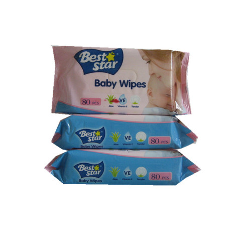 Non Alcohol Fresh Scented Hygienic Baby Wet Wipes