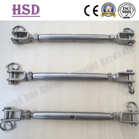 Stainless Steel 316 / 304 European Closed Body Turnbuckle, Rigging Screw, Jaw & Jaw