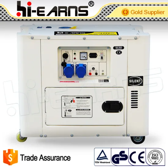 New design! 6KW silent single cylinder silent diesel generator