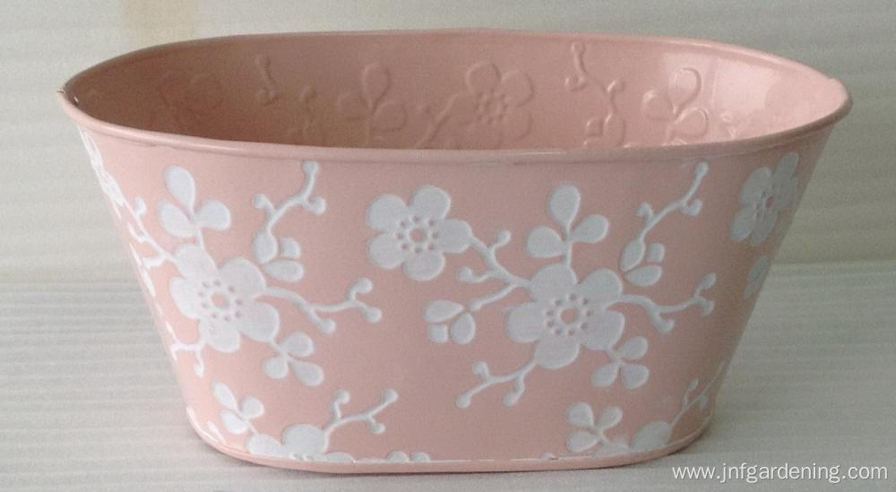 European stamping three-dimensional flower bucket