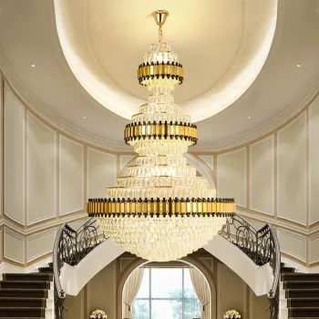 Modern Round Crystal Chandeliers Pendant Lights for Home Decor