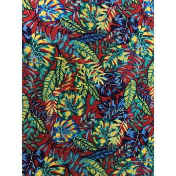 Tropical Design Rayon Challis 32S Printing Fabric