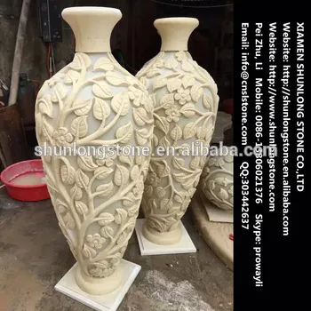 Artificial Stone flower vase Lantern,stone sculpture