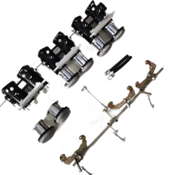 FAJS NO TZ5-3-3-6 Three 45DCOE Throttle Bodies Conversion Kit for In-Line 6-Cylinder Engine