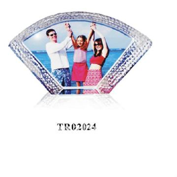 fun shape sublimation crystal for wedding decoration,blank crystal for personal picture