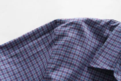 Turndown Collar Middle Aged Men's Checkered Shirts