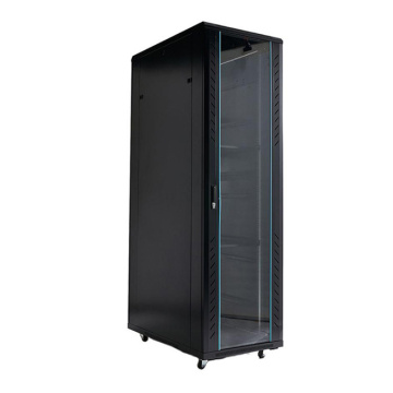 19-inch black server cabinet