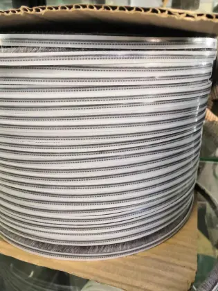Foshan Factory Door Weather Strip Adhesive Sliding Door Window Sealing Brush Strip With Fin Water Proof