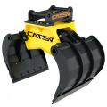 Catsu New Design Mini Excavator Hidráulico Rotante Grapplio